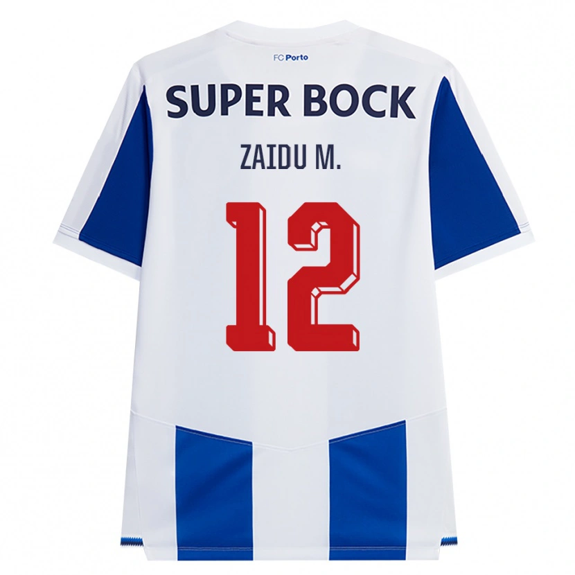 Danxen Kvinder Zaidu Sanusi #12 Blå Hvid Rød Hjemmebane Spillertrøjer 2026/27 Trøje T-Shirt