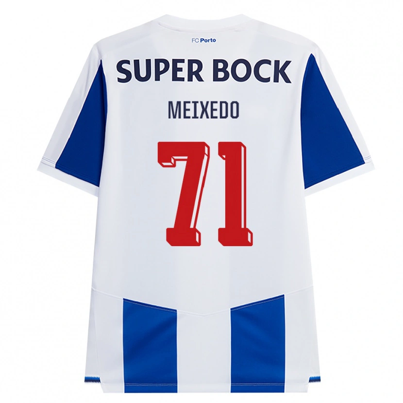 Danxen Kvinder Francisco Meixedo #71 Blå Hvid Rød Hjemmebane Spillertrøjer 2026/27 Trøje T-Shirt