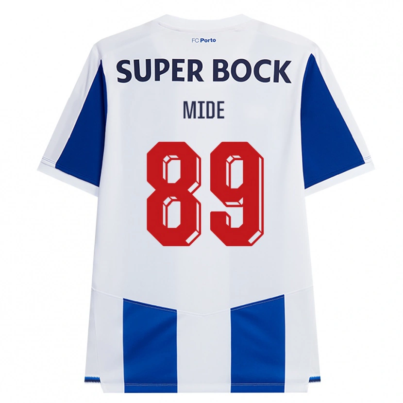 Danxen Kvinder Mateus Mide #89 Blå Hvid Rød Hjemmebane Spillertrøjer 2026/27 Trøje T-Shirt
