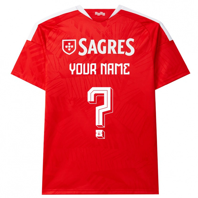 Danxen Kvinder Dit Navn #0 Rød Hvid Gul Hjemmebane Spillertrøjer 2026/27 Trøje T-Shirt