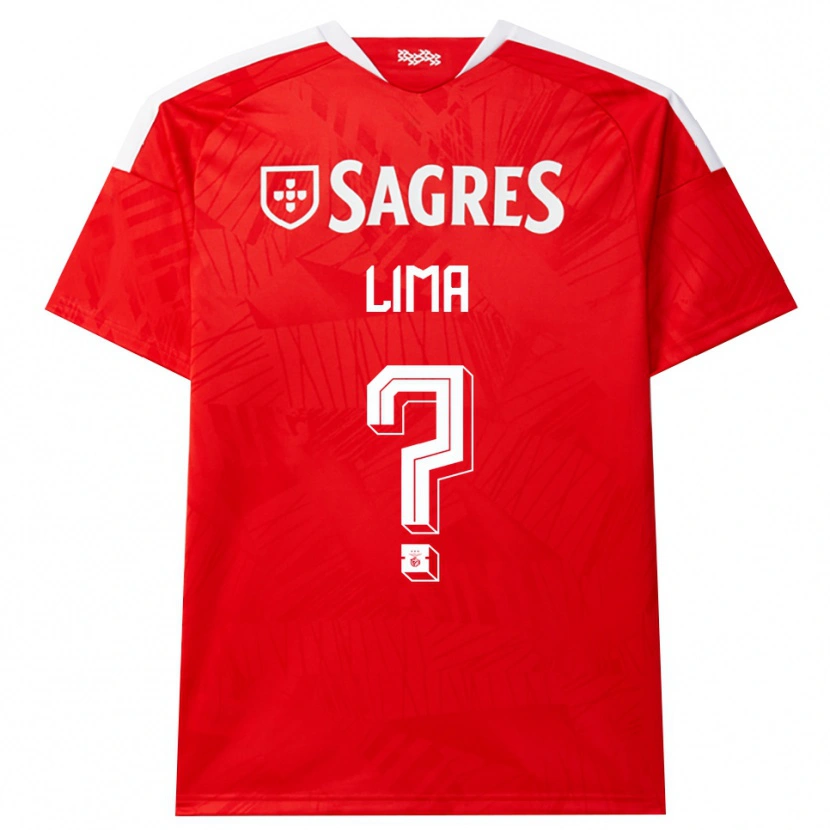 Danxen Kvinder Lenoardo Lima #0 Rød Hvid Gul Hjemmebane Spillertrøjer 2026/27 Trøje T-Shirt