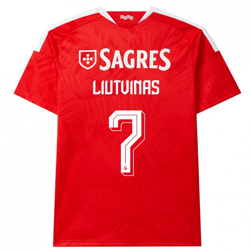 Danxen Kvinder Kristupas Liutvinas #7 Rød Hvid Gul Hjemmebane Spillertrøjer 2026/27 Trøje T-Shirt