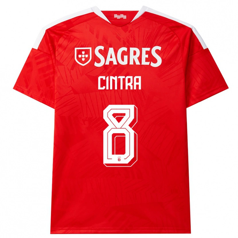 Danxen Kvinder Marta Cintra #8 Rød Hvid Gul Hjemmebane Spillertrøjer 2026/27 Trøje T-Shirt