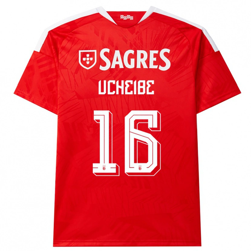Danxen Kvinder Christy Ucheibe #16 Rød Hvid Gul Hjemmebane Spillertrøjer 2026/27 Trøje T-Shirt
