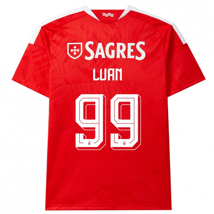 Danxen Kvinder Luan #99 Rød Hvid Gul Hjemmebane Spillertrøjer 2026/27 Trøje T-Shirt