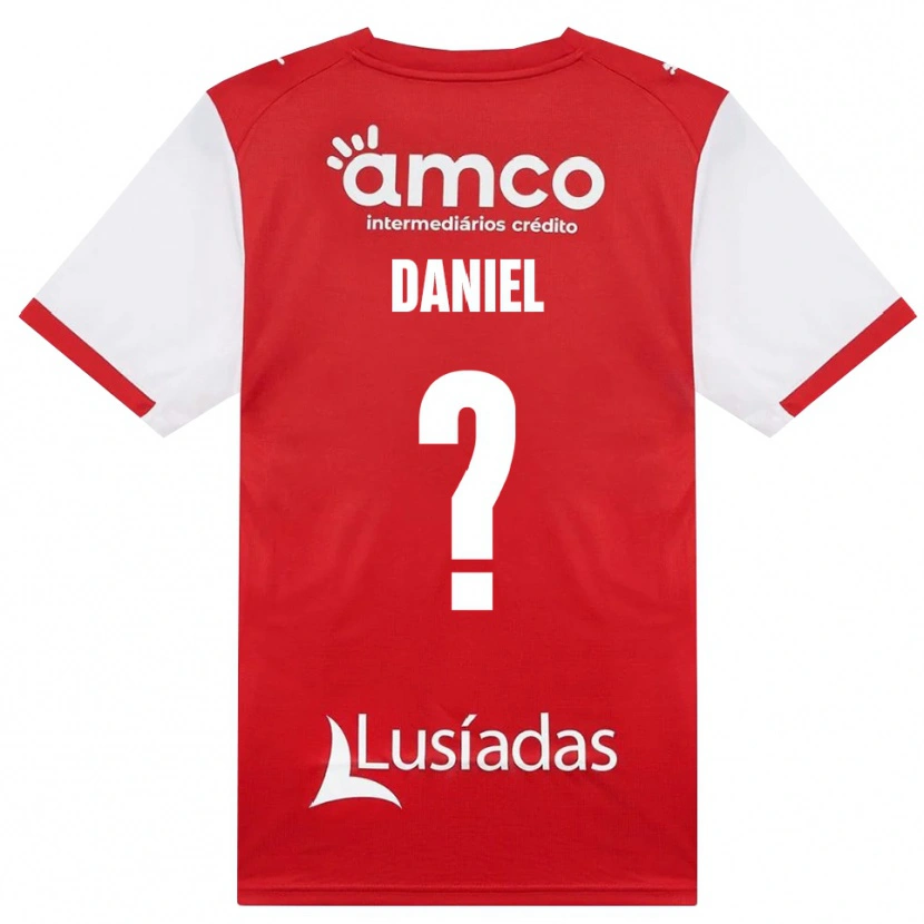 Danxen Kvinder Paulo Daniel #0 Hvid Rød Sort Hjemmebane Spillertrøjer 2026/27 Trøje T-Shirt