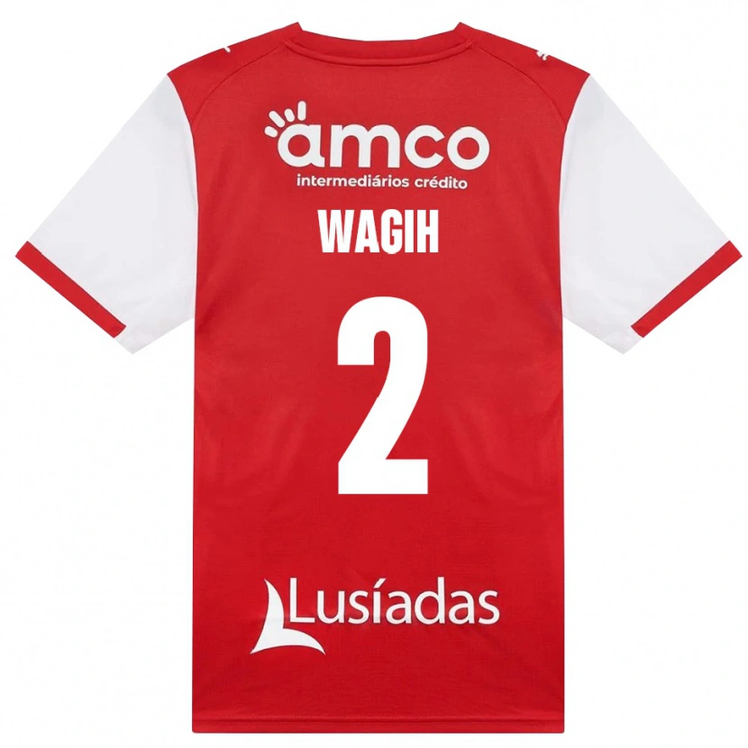 Danxen Kvinder Youssef Wagih #2 Hvid Rød Sort Hjemmebane Spillertrøjer 2026/27 Trøje T-Shirt