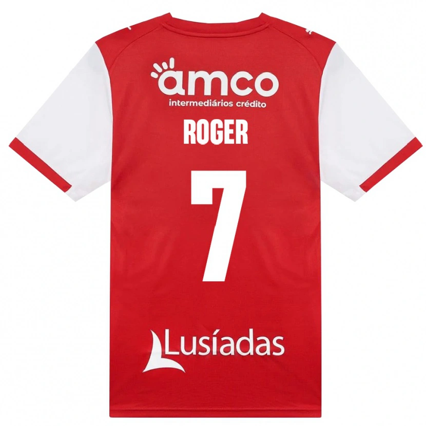 Danxen Kvinder Roger #7 Hvid Rød Sort Hjemmebane Spillertrøjer 2026/27 Trøje T-Shirt