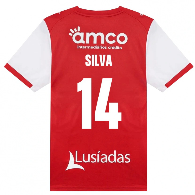 Danxen Kvinder Dolores Silva #14 Hvid Rød Sort Hjemmebane Spillertrøjer 2026/27 Trøje T-Shirt