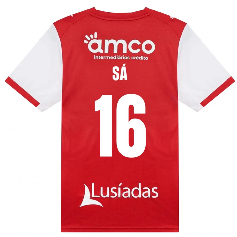 Danxen Kvinder Alex Sá #16 Hvid Rød Sort Hjemmebane Spillertrøjer 2026/27 Trøje T-Shirt