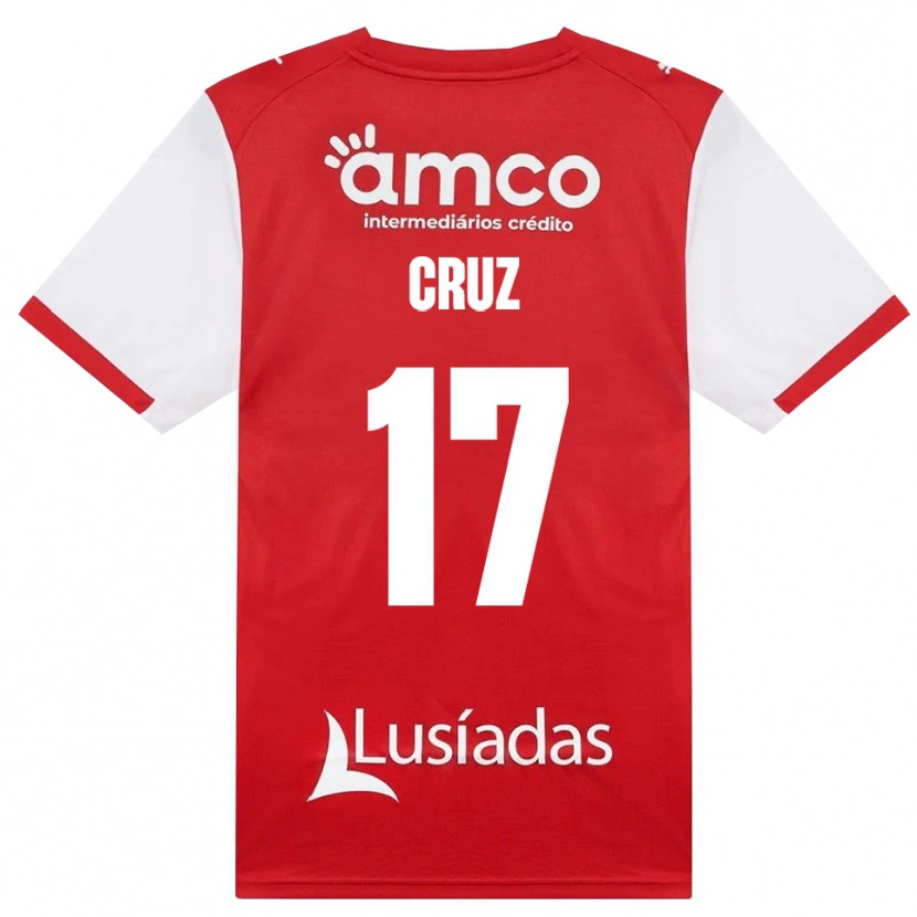 Danxen Kvinder Salvador Cruz #17 Hvid Rød Sort Hjemmebane Spillertrøjer 2026/27 Trøje T-Shirt