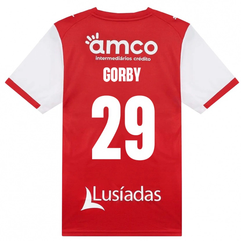 Danxen Kvinder Jean-Baptiste Gorby #29 Hvid Rød Sort Hjemmebane Spillertrøjer 2026/27 Trøje T-Shirt