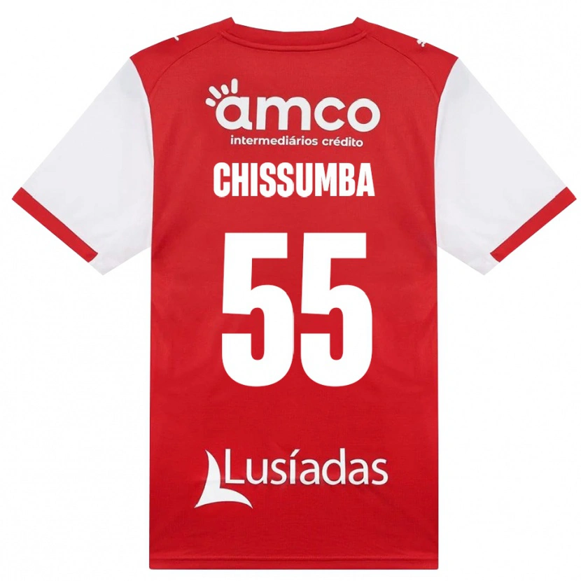 Danxen Kvinder Chissumba #55 Hvid Rød Sort Hjemmebane Spillertrøjer 2026/27 Trøje T-Shirt