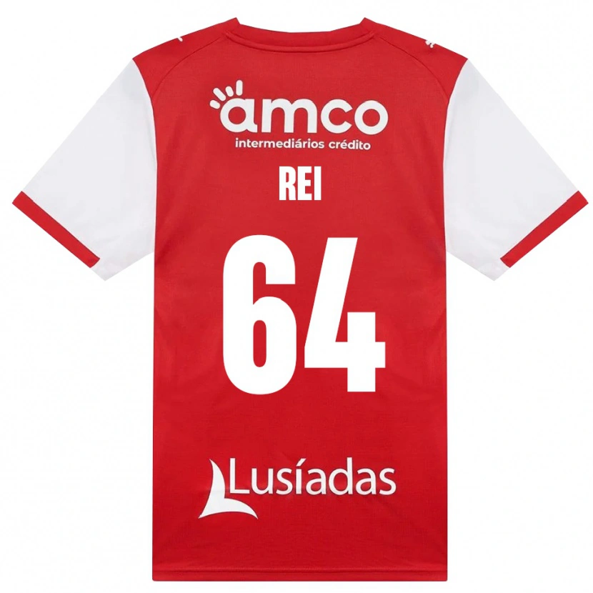 Danxen Kvinder Ricardo Rei #64 Hvid Rød Sort Hjemmebane Spillertrøjer 2026/27 Trøje T-Shirt