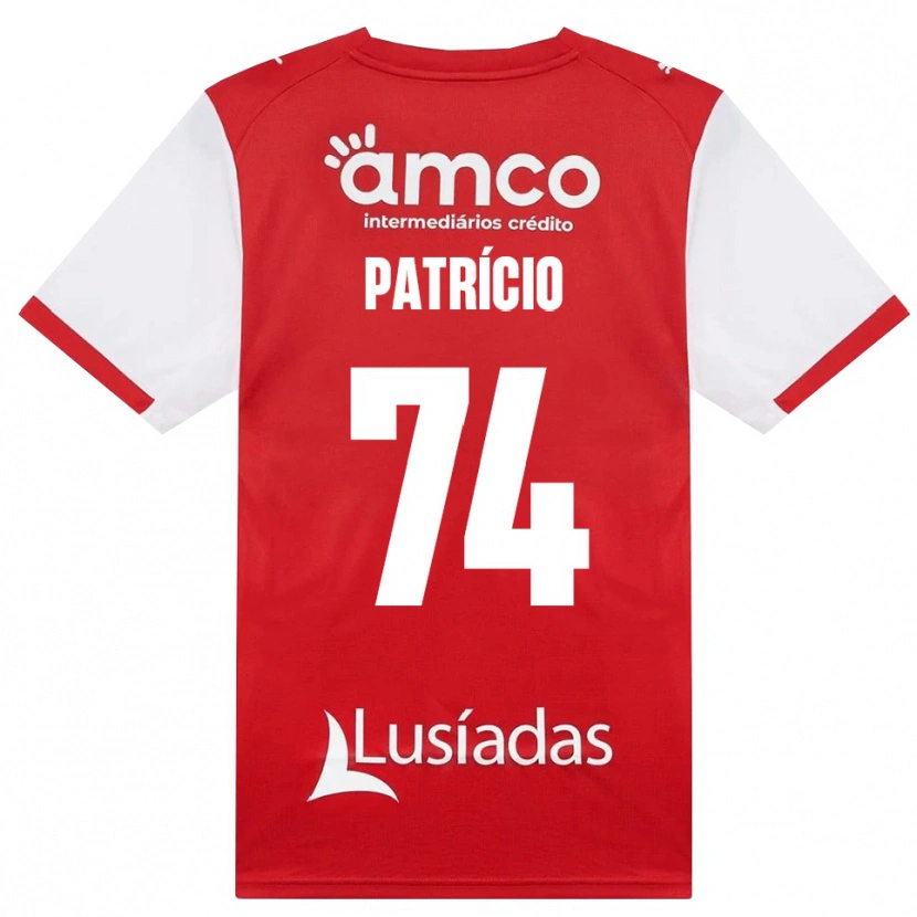 Danxen Kvinder Nuno Patrício #74 Hvid Rød Sort Hjemmebane Spillertrøjer 2026/27 Trøje T-Shirt