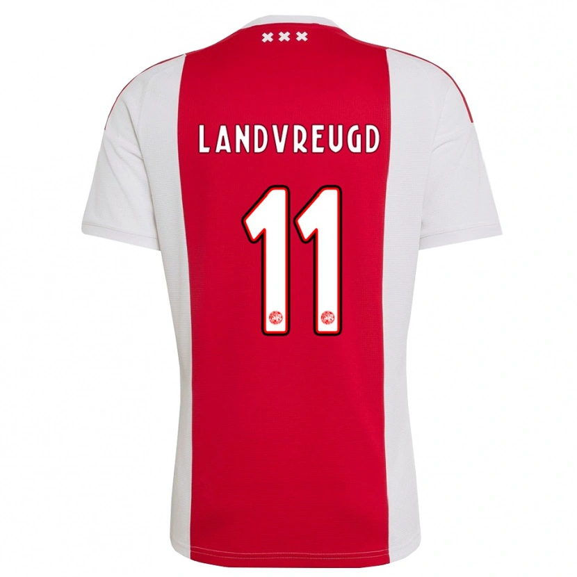 Danxen Kvinder Nafairon Landvreugd #11 Rød Hvid Gul Hjemmebane Spillertrøjer 2026/27 Trøje T-Shirt