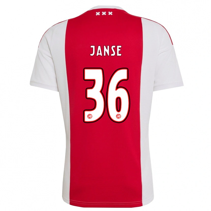 Danxen Kvinder Dies Janse #36 Rød Hvid Gul Hjemmebane Spillertrøjer 2026/27 Trøje T-Shirt