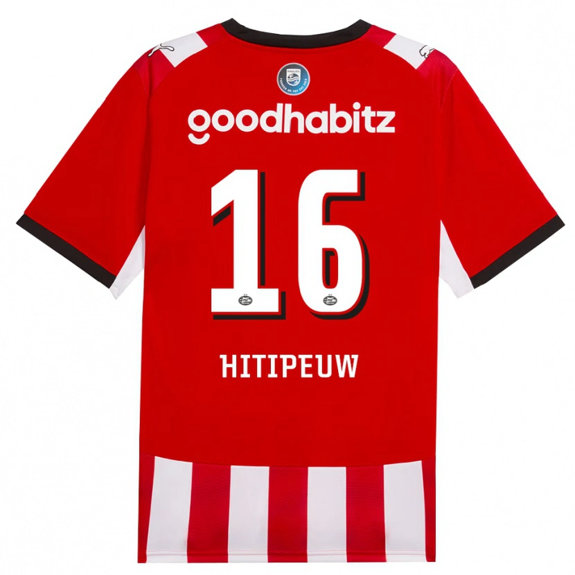 Danxen Kvinder Thaliro Hitipeuw #16 Rød Hvid Sort Hjemmebane Spillertrøjer 2026/27 Trøje T-Shirt