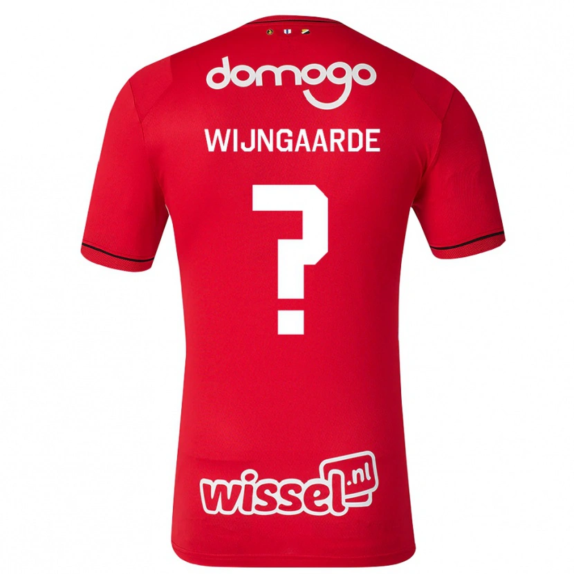 Danxen Kvinder Jahrnell Wijngaarde #0 Rød Hvid Sort Hjemmebane Spillertrøjer 2026/27 Trøje T-Shirt