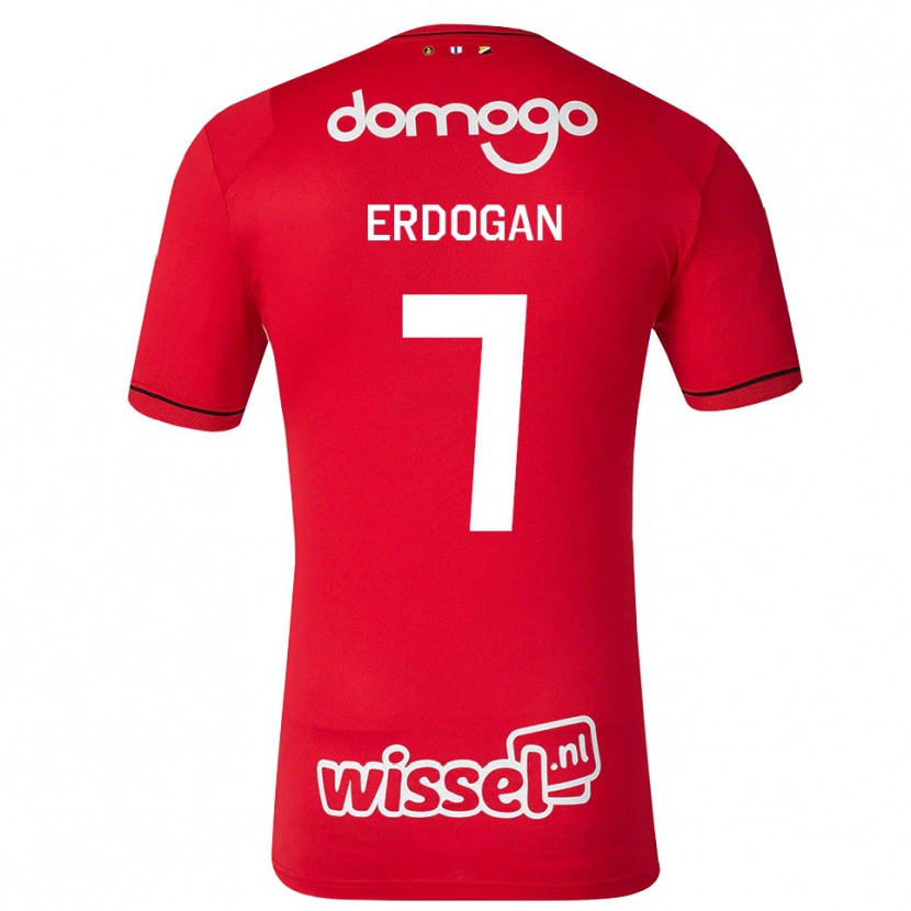 Danxen Kvinder Talha Erdogan #7 Rød Hvid Sort Hjemmebane Spillertrøjer 2026/27 Trøje T-Shirt