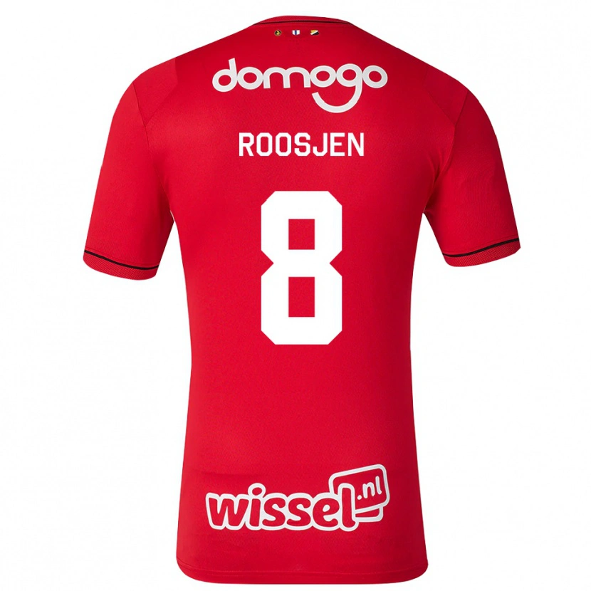 Danxen Kvinder Judith Roosjen #8 Rød Hvid Sort Hjemmebane Spillertrøjer 2026/27 Trøje T-Shirt