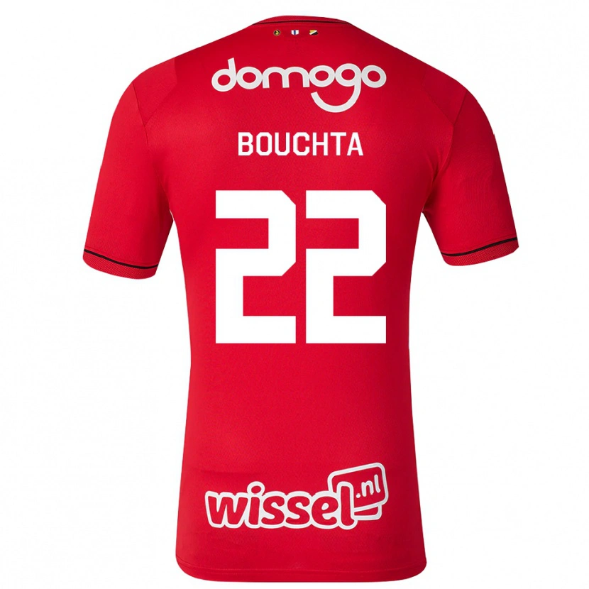Danxen Kvinder Dani Bouchta #22 Rød Hvid Sort Hjemmebane Spillertrøjer 2026/27 Trøje T-Shirt