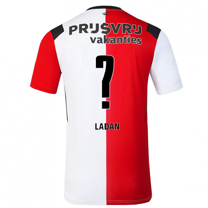 Danxen Kvinder Delano Ladan #0 Rød Hvid Sort Hjemmebane Spillertrøjer 2026/27 Trøje T-Shirt