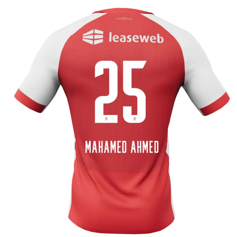 Danxen Kvinder Nuur Mahamed Ahmed #25 Rød Hvid Sort Hjemmebane Spillertrøjer 2026/27 Trøje T-Shirt