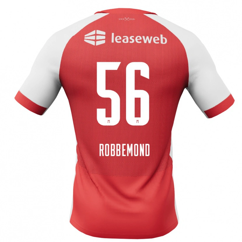 Danxen Kvinder Rio Robbemond #56 Rød Hvid Sort Hjemmebane Spillertrøjer 2026/27 Trøje T-Shirt