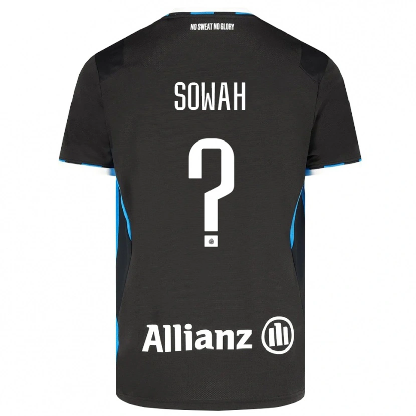 Danxen Kvinder Kamal Sowah #0 Sort Rød Blå Hjemmebane Spillertrøjer 2026/27 Trøje T-Shirt