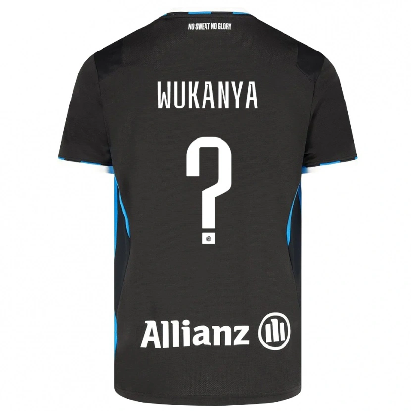 Danxen Kvinder Stéphane Wukanya #0 Sort Rød Blå Hjemmebane Spillertrøjer 2026/27 Trøje T-Shirt