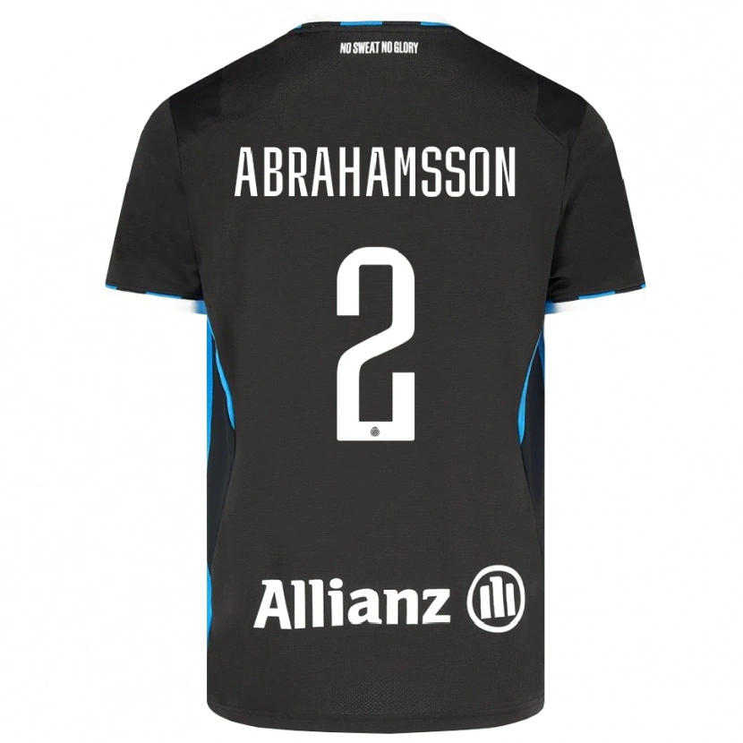 Danxen Kvinder Sejde Abrahamsson #2 Sort Rød Blå Hjemmebane Spillertrøjer 2026/27 Trøje T-Shirt