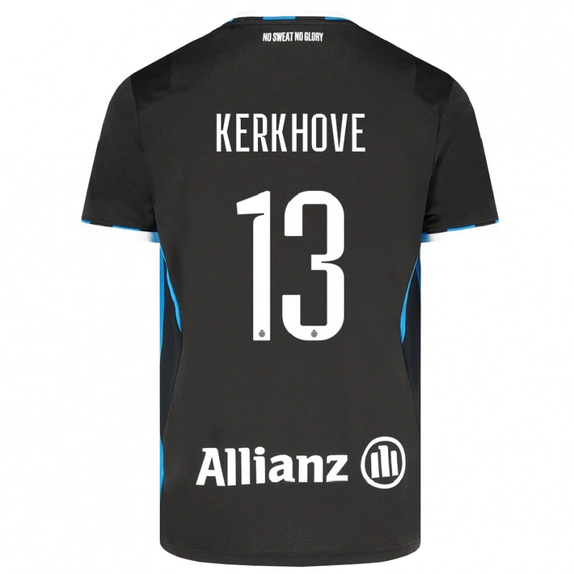 Danxen Kvinder Angel Kerkhove #13 Sort Rød Blå Hjemmebane Spillertrøjer 2026/27 Trøje T-Shirt