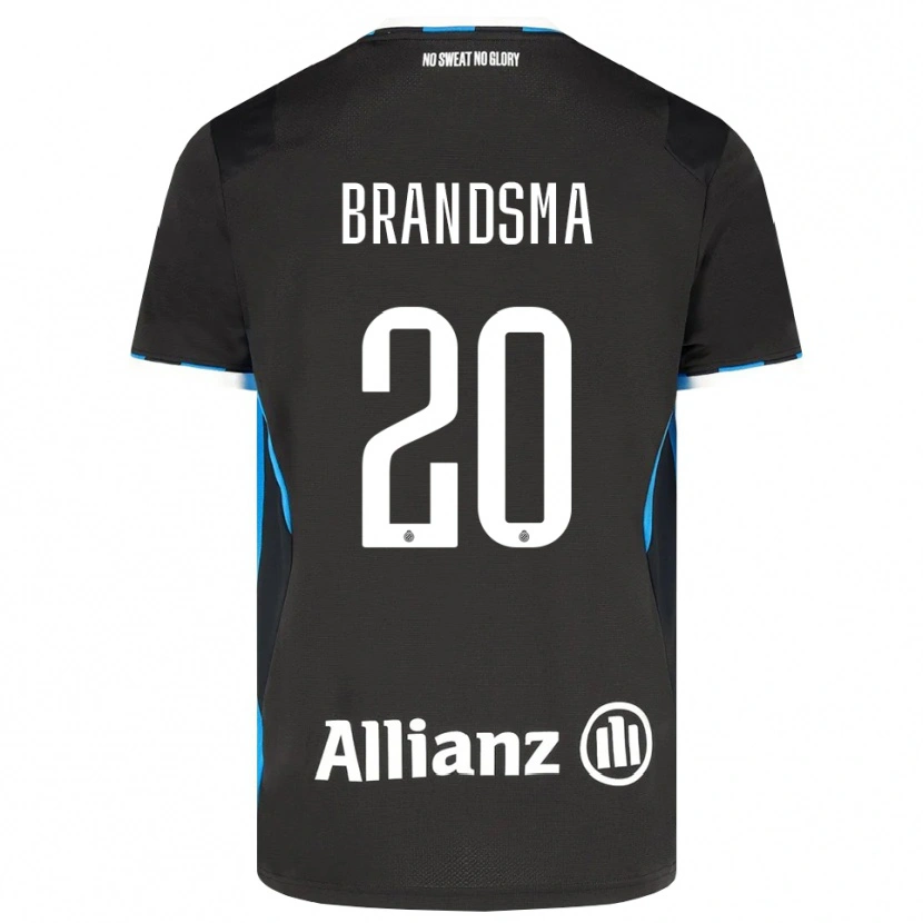 Danxen Kvinder Ilke Brandsma #20 Sort Rød Blå Hjemmebane Spillertrøjer 2026/27 Trøje T-Shirt