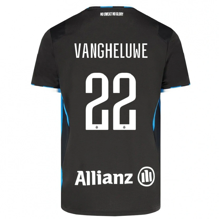 Danxen Kvinder Jody Vangheluwe #22 Sort Rød Blå Hjemmebane Spillertrøjer 2026/27 Trøje T-Shirt