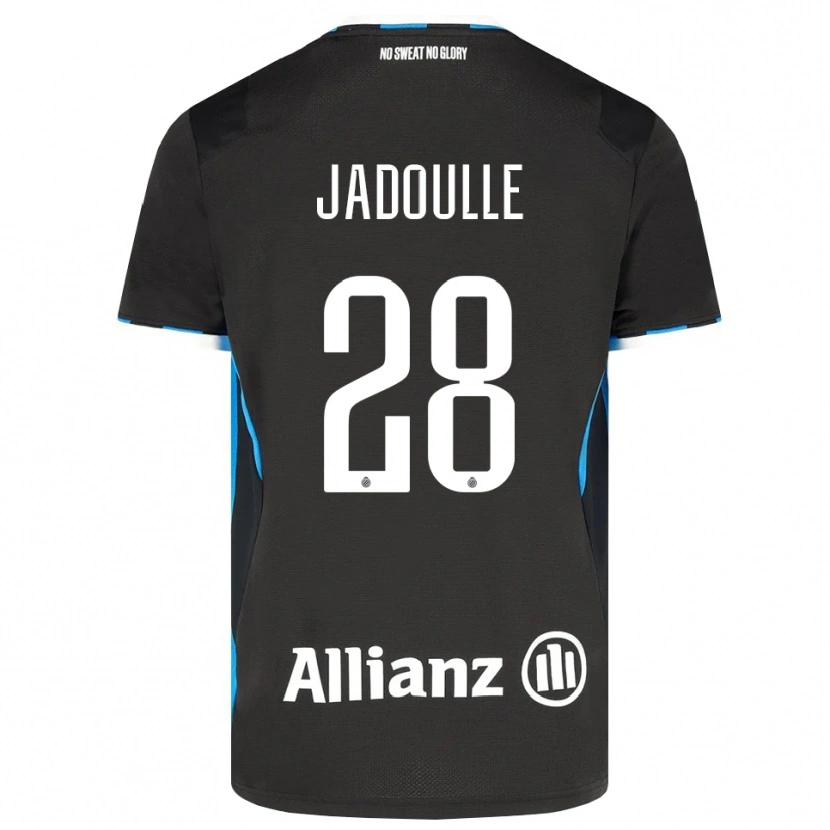 Danxen Kvinder Romane Jadoulle #28 Sort Rød Blå Hjemmebane Spillertrøjer 2026/27 Trøje T-Shirt