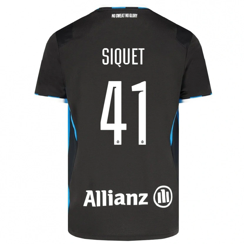 Danxen Kvinder Hugo Siquet #41 Sort Rød Blå Hjemmebane Spillertrøjer 2026/27 Trøje T-Shirt