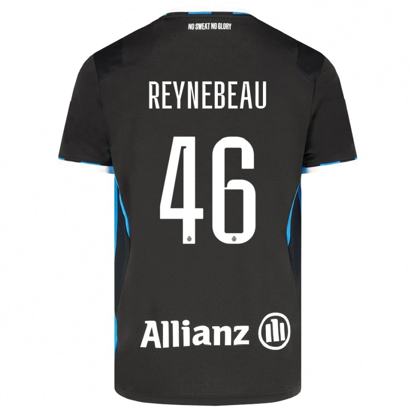 Danxen Kvinder Clementine Reynebeau #46 Sort Rød Blå Hjemmebane Spillertrøjer 2026/27 Trøje T-Shirt
