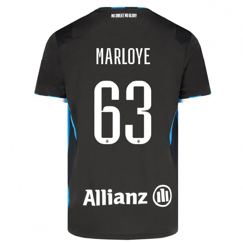 Danxen Kvinder Sacha Marloye #63 Sort Rød Blå Hjemmebane Spillertrøjer 2026/27 Trøje T-Shirt