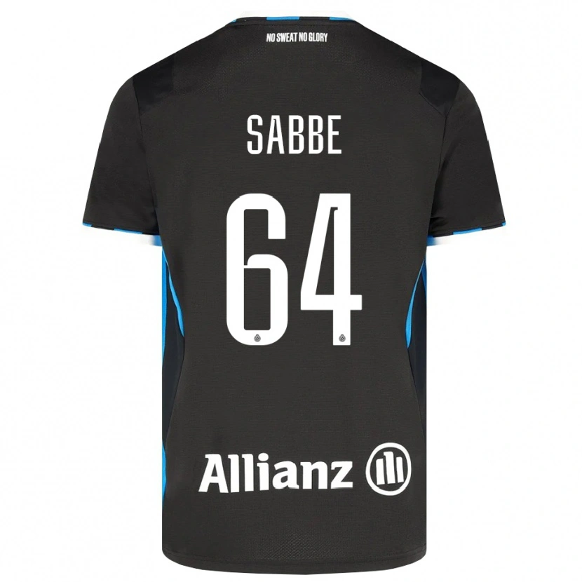 Danxen Kvinder Kyriani Sabbe #64 Sort Rød Blå Hjemmebane Spillertrøjer 2026/27 Trøje T-Shirt