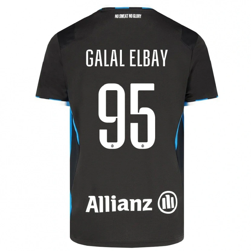 Danxen Kvinder Mohamed Galal Elbay #95 Sort Rød Blå Hjemmebane Spillertrøjer 2026/27 Trøje T-Shirt