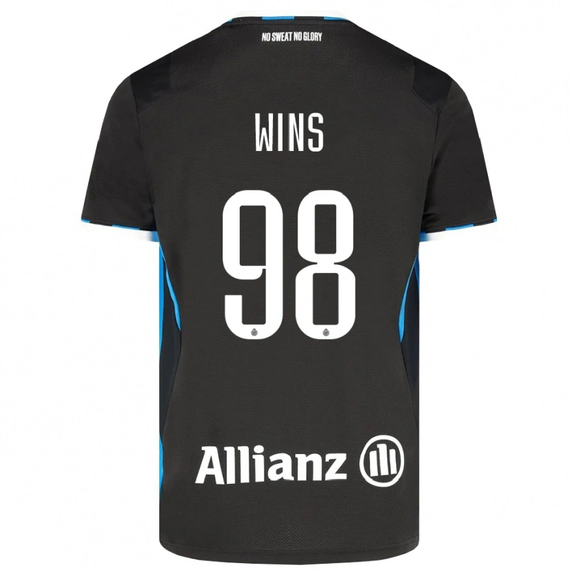 Danxen Kvinder Axl Wins #98 Sort Rød Blå Hjemmebane Spillertrøjer 2026/27 Trøje T-Shirt