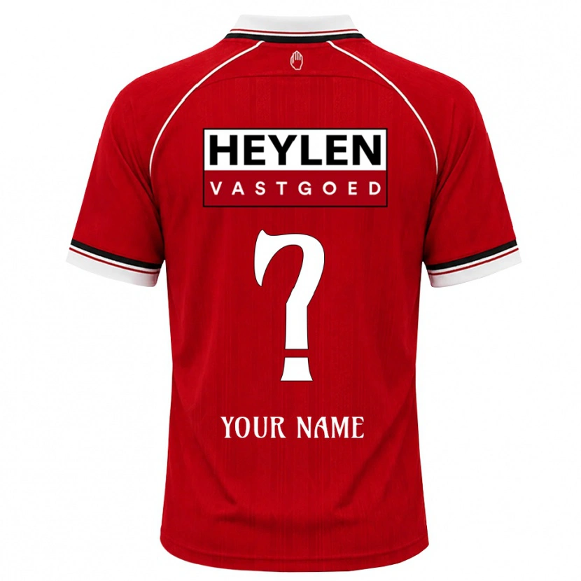 Danxen Kvinder Dit Navn #0 Rød Hvid Sort Hjemmebane Spillertrøjer 2026/27 Trøje T-Shirt