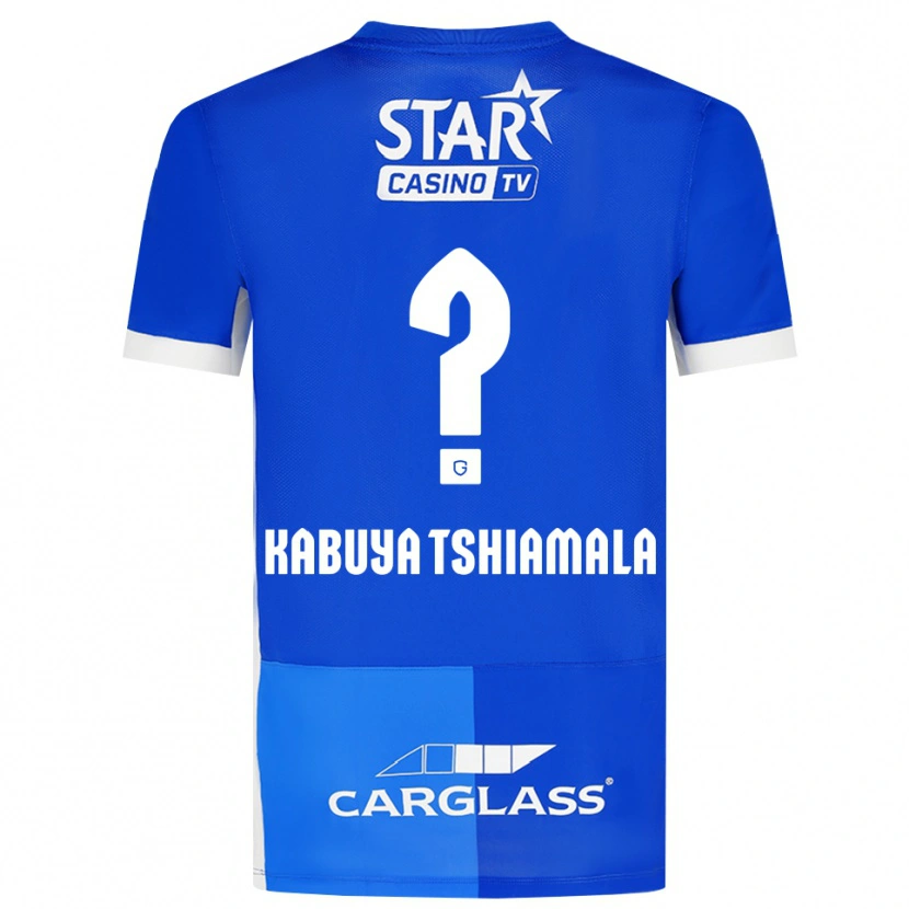 Danxen Kvinder Lino Kabuya Tshiamala #0 Mellemblå Kongeblå Hvid Hjemmebane Spillertrøjer 2026/27 Trøje T-Shirt