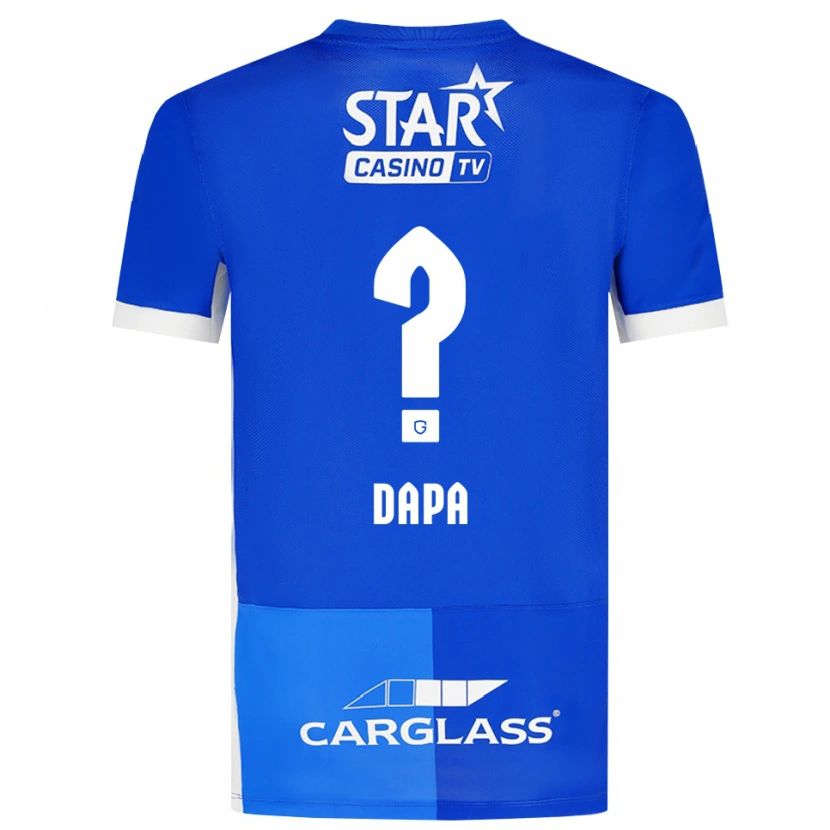 Danxen Kvinder Melvyn Dapa #0 Mellemblå Kongeblå Hvid Hjemmebane Spillertrøjer 2026/27 Trøje T-Shirt