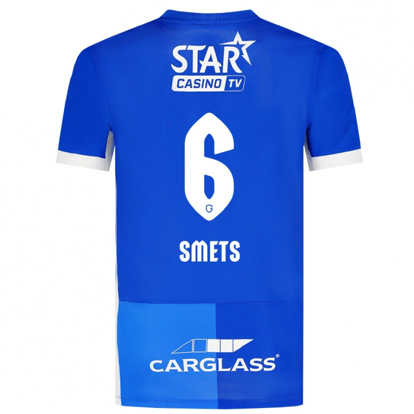 Danxen Kvinder Matte Smets #6 Mellemblå Kongeblå Hvid Hjemmebane Spillertrøjer 2026/27 Trøje T-Shirt