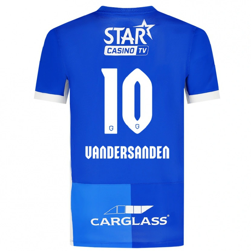 Danxen Kvinder Sien Vandersanden #10 Mellemblå Kongeblå Hvid Hjemmebane Spillertrøjer 2026/27 Trøje T-Shirt