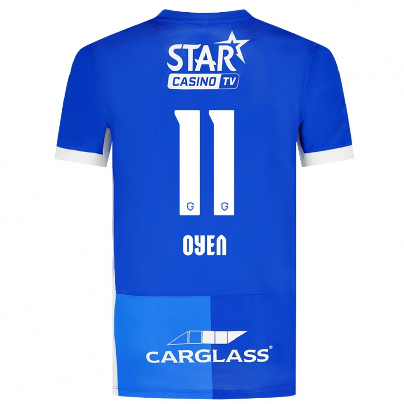 Danxen Kvinder Luca Oyen #11 Mellemblå Kongeblå Hvid Hjemmebane Spillertrøjer 2026/27 Trøje T-Shirt