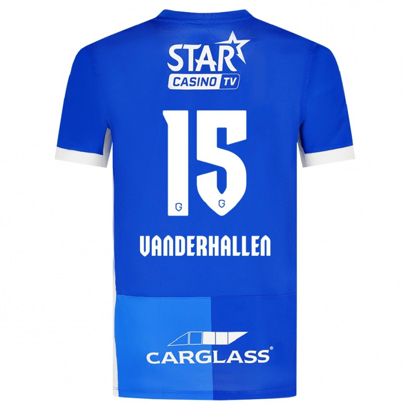 Danxen Kvinder Yari Vanderhallen #15 Mellemblå Kongeblå Hvid Hjemmebane Spillertrøjer 2026/27 Trøje T-Shirt