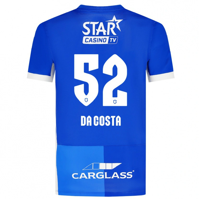 Danxen Kvinder Wilson Da Costa #52 Mellemblå Kongeblå Hvid Hjemmebane Spillertrøjer 2026/27 Trøje T-Shirt